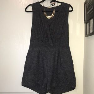Denim Romper